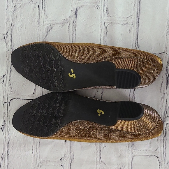 Soft Style gold sparkly pumps, 7 - Picture 7 of 10